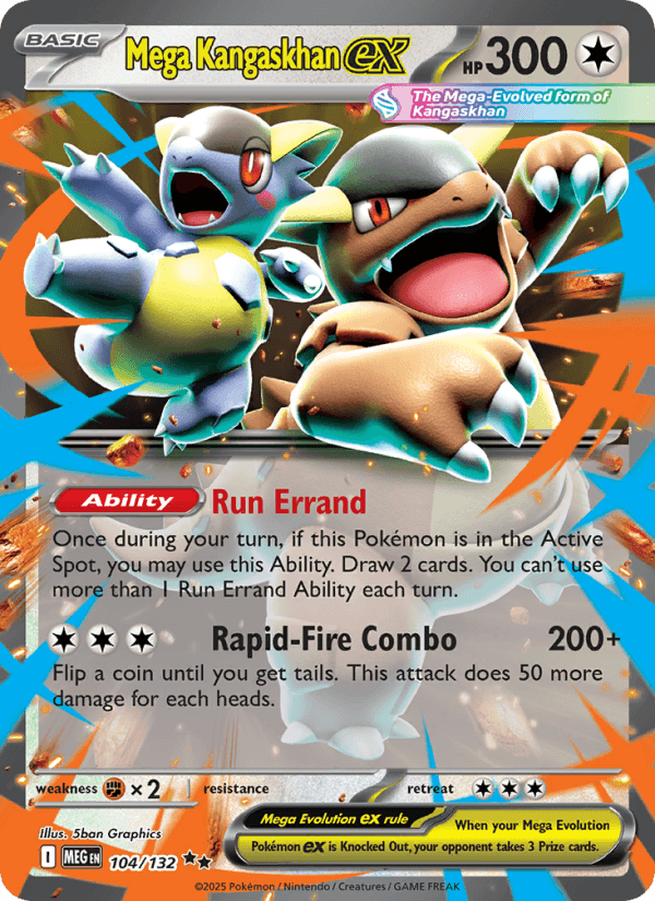 Mega Kangaskhan ex Team Rocket's Kangaskhan ex