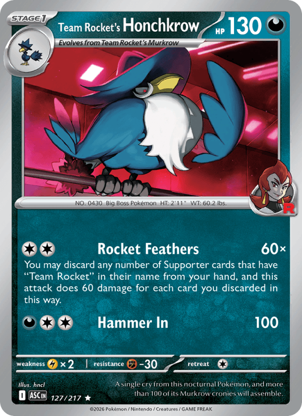 Team Rocket's Honchkrow