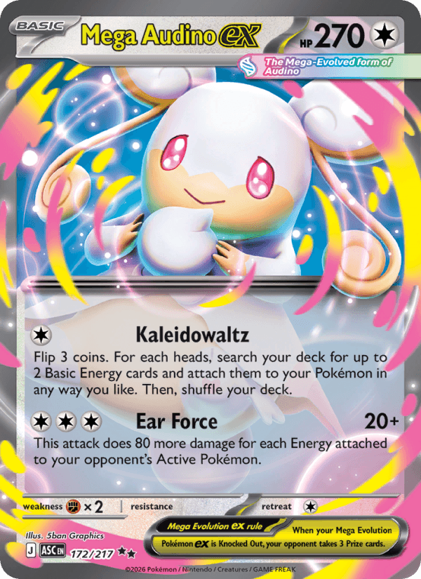 Mega Audino ex Bloodmoon Ursaluna ex