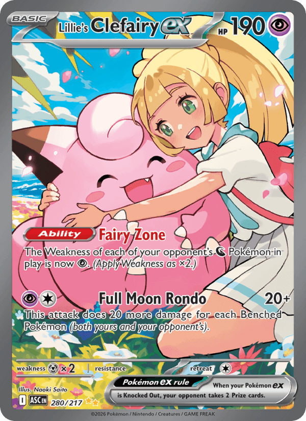 Lillie's Clefairy ex Banette