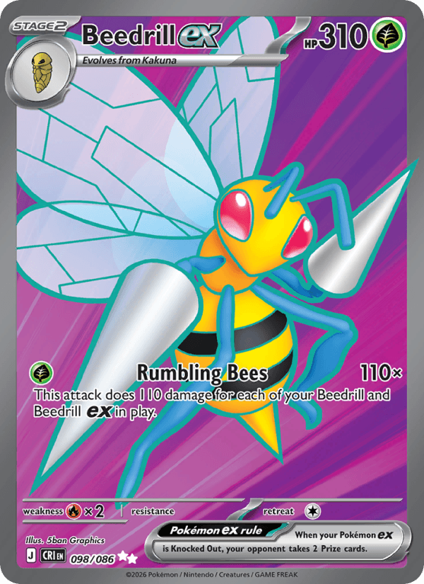 Beedrill ex Meowth ex