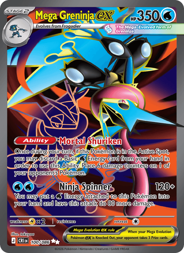 Mega Greninja ex Glaceon ex