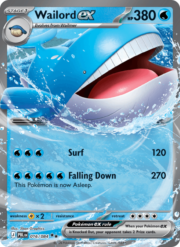 Wailord ex Meowth ex