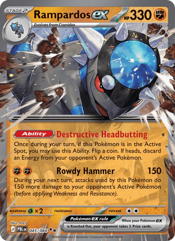 Rampardos ex Cinderace