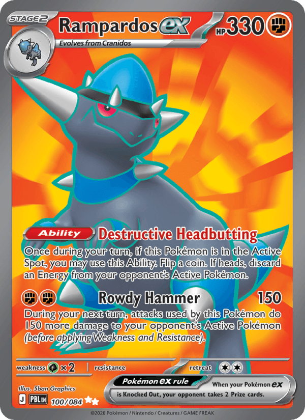 Rampardos ex Cinderace