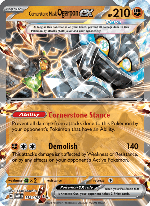 Cornerstone Mask Ogerpon ex Pikipek