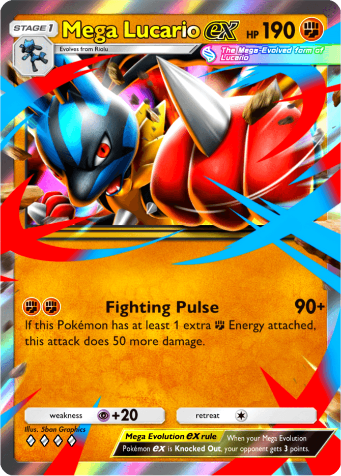 Mega Lucario ex Lucario
