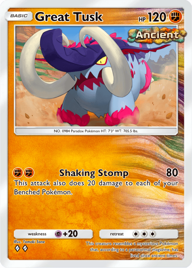 Great Tusk Koraidon ex