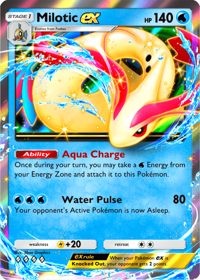Milotic ex Vaporeon ex