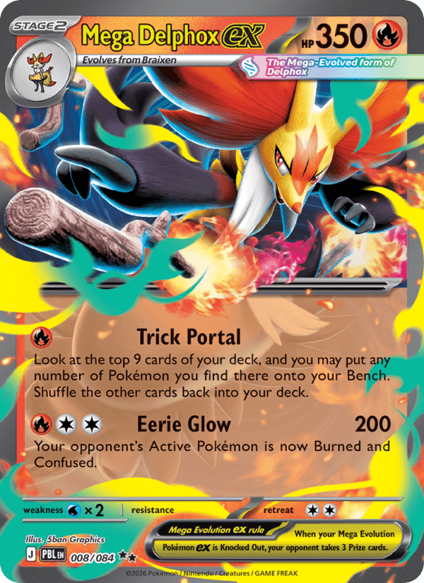 Mega Delphox ex Fennekin