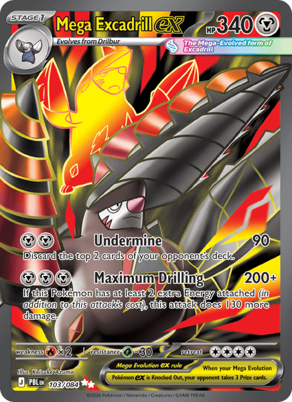 Mega Excadrill ex Genesect ex